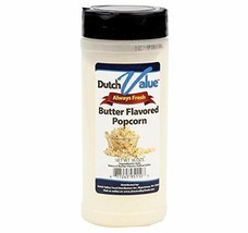 Dutch Value Popcorn Salt- Two 16 oz. Bottles (Butter Flavored or Plain) - $18.99