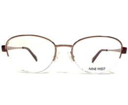 Nine West Eyeglasses Frames NW1060 780 Red Gold Round Half Rim 50-17-135 - $19.75