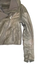 Yigal Azrouel New York Leather Jacket Women’s Size 4 Made in USA Motorcycle image 4