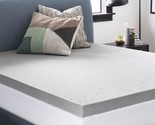 Lucid 3 Inch Ventilated Bamboo Charcoal Memory Foam Mattress Topper - Tw... - £76.58 GBP