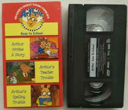 VHS Arthur - Arthur Goes To School Writes Story Teacher Spelling (VHS, 2002) - £8.63 GBP