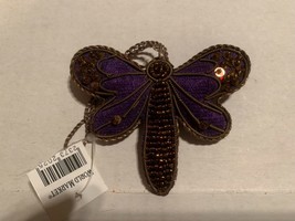 NWT - World Market Purple Dragonfly Ornament - £3.14 GBP