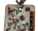 Kate Mesta DREAM Square  Copper Dog Tag Necklace  Art to Wear New - $22.73