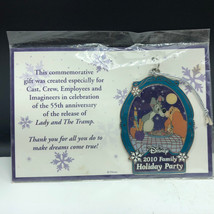 LADY TRAMP COMMEMORATIVE GIFT family holiday walt disney pendant necklac... - £13.69 GBP