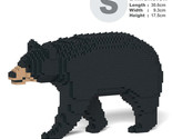 Black Bear Sculptures (JEKCA Lego Brick) DIY Kit - $82.00