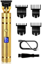 Hair Clippers for Men Rechargeable Professional Hair Trimmer in Gold NEW - £24.26 GBP