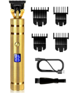 Hair Clippers for Men Rechargeable Professional Hair Trimmer in Gold NEW - $42.19 CAD