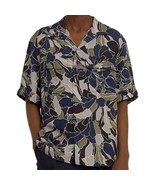 Equipment Original Camp-Collar Blue Gray Green Button Down Twill Shirt s... - $125.00