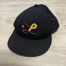 LRG True Heads New Era 5950 Fitted Hat  7 1/4 Black Hip Hop Urban 2000s - $12.12