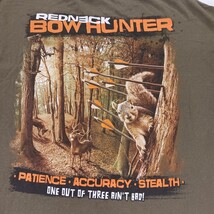 Redneck Bow Hunter Men's Brown Cotton Short Sleeve Graphic T-Shirt Size XL image 4