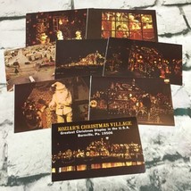 Koziers Christmas Village Holiday Light Display Vintage Postcard Lot Of 8 - £11.09 GBP