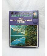 Vintage River Reflections Crown Guild Jigsaw Puzzle 1000 New - $24.16 CAD