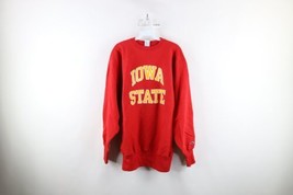 Vintage 90s Champion Reverse Weave Mens 2XL Iowa State University Sweatshirt USA - £116.77 GBP
