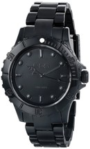 EOS New York Unisex Marksmen Plastik Schwarz Quarz Analog Uhr #359SBLK - $33.74