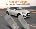 Driver &amp; Passenger Sun Visor w/ Mirror for 12-15 Hyundai Veloster 85210-... - $41.72