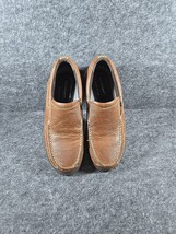 Mens Rockport Eureka Plus Slip On Bridle Brown Leather, Size 8 [CG8975] - $33.65