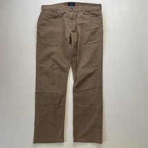 J.CREW 32x30 Tan Brown Corduroy 770 Straight G7137 Mens Jeans - £25.26 GBP