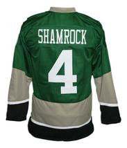 Any Name Number Ireland Irish Shamrock Retro Hockey Jersey New Green Any Size image 2