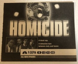 Homicide Tv Guide Vintage Print Ad Yaphet Kotto Andre Braugher Tpa8 - $5.93