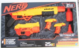 Nerf Alpha Strike 4 Guns 31-pc Set Rifle Foam Dart Blaster Toy Gift Set NEW - $29.69