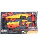 Nerf Alpha Strike 4 Guns 31-pc Set Rifle Foam Dart Blaster Toy Gift Set NEW - $546.37 MXN