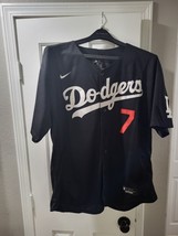 Los Angeles Dodgers Jersey #7 Julio Urias Black - $65.17