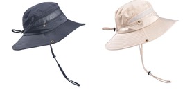 Model B Cotton Bucket Hat Cap Fishing Booniee Brim visor Sun Summer Men Camping  - £19.15 GBP