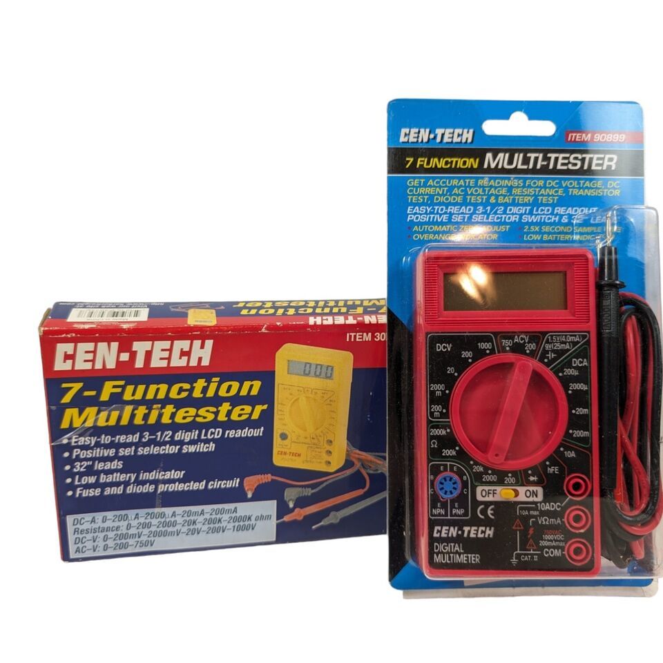 Cen-Tech 90899 &amp; 30756 7 Function Multi Tester - $19.39