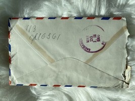 Vintage 1960 Handwritten American English Letter Envelope Old Paper Ephemera - £14.94 GBP