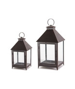 Footed Iron Metal Lantern (Set of 2) - 548108 - $1,615.05 MXN