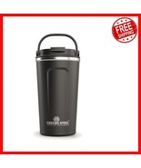 Eco-Friendly 16 oz Travel Coffee Cup - Stainless Steel &amp; Leak-Proof with... - $39.93 CAD