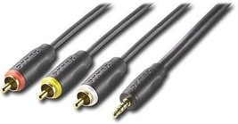 Dynex 6&#39; RCA Stereo Audio/Video Cable DX-DA10027 - £5.99 GBP