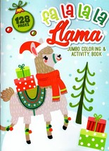 Fa La La La Liama - Christmas Holiday - Jumbo Coloring &amp; Activity Book - £5.49 GBP