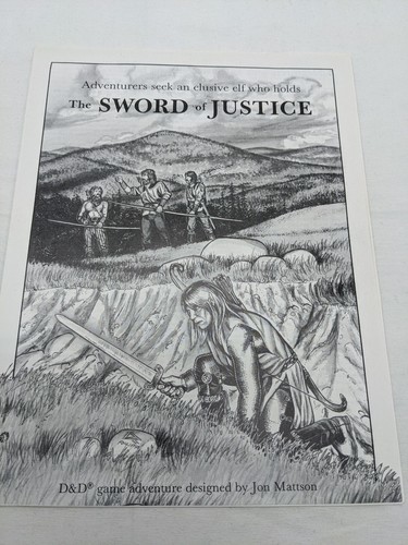 TSR Into The Sword Of Justice AD&amp;D Dragon Magazine Adventure Module Dec ... - $12.03