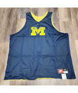VTG Team Nike Basketball Michigan Size XXL Reversible Mesh Tank Top Jers... - €25,39 EUR