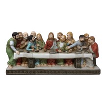 VTG Lefton Bethlehem Collection Last Supper Jesus Disciples 12&quot; Long x 5... - $123.74