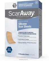 Scaraway Advanced Skincare Silicone Scar Sheets, Silicone Scar Sheets for Body S - £142.70 GBP