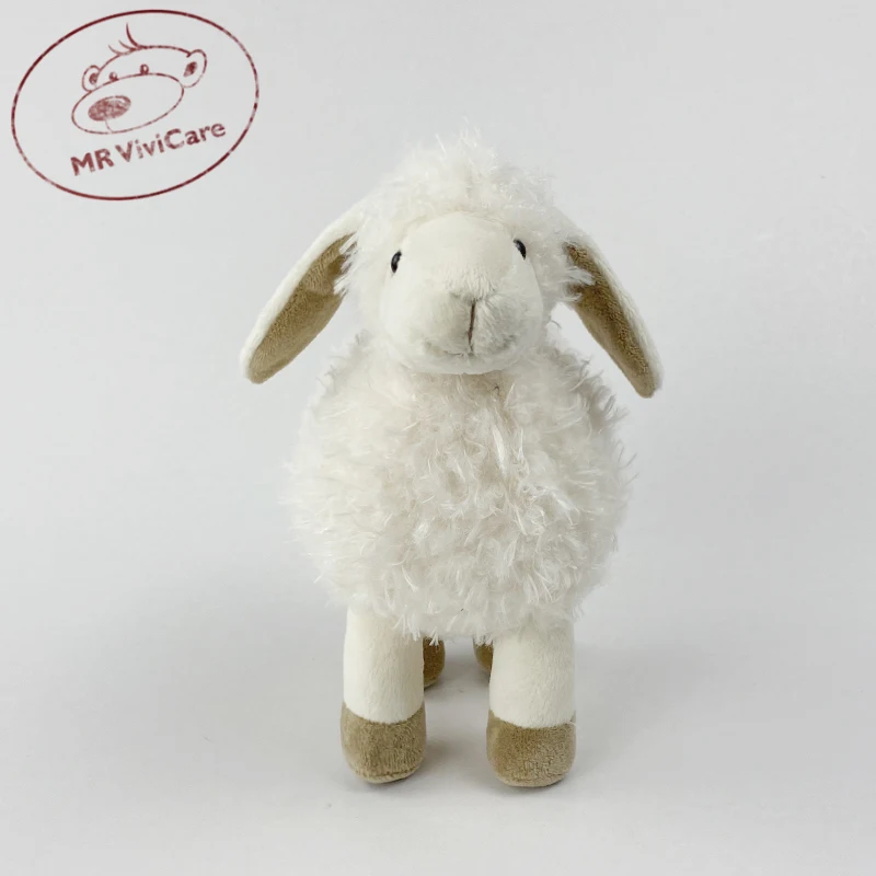 Children Soft White Sheep Plush Doll Baby Cute Animal Doll Girls Baby Stuffed - £12.86 GBP+