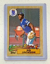 Bo Jackson Future Stars 170 for the Royals 1987 Topps Baseball Card Old Vintage - £448.85 GBP