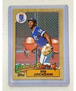 Bo Jackson Future Stars 170 for the Royals 1987 Topps Baseball Card Old Vintage - $558.09