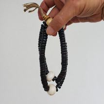 Tibetan Buddhist Yak Bone/Conch Shell 108 Prayer Beads 20&quot; - Nepal - £19.66 GBP