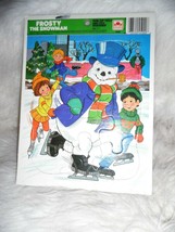 EUC Vintage Frosty The Snowman Tray Puzzle - £12.66 GBP