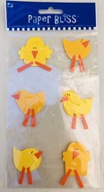 Paper Bliss Westrim Crafts Baby Easter Chicks Chicken Scrapbook Stickers... - $173.07 MXN
