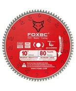 FOXBC 10-Inch Saw Blade 80-Tooth TCG for Aluminum and Non-Ferrous Metal &amp; - $984.45 MXN