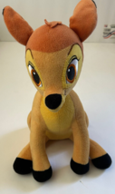 Disney Classics Bambi Plush Stuffed Animal 12” Tall Super Clean Big Eyes - £8.13 GBP