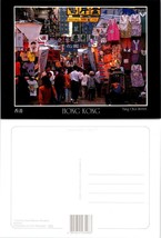 China Hong Kong Kowloon Mongkok Tung Choi Street Market Shops Vintage Postcard - £7.38 GBP
