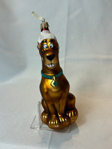 Scooby Doo Christmas Ornament Painted German Hand Blown Glass - £23.49 GBP