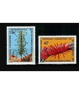 Stamp New Caledonia 1978, Michel 608-9, Sc 434/C149 MNH set 2 Araucaria ... - $65.38 MXN