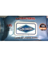 Colemerg Hand Sanitizing Wipes Kills 99.9% 1 ea 100 ct Pk New Ships N 24... - $10.57 CAD