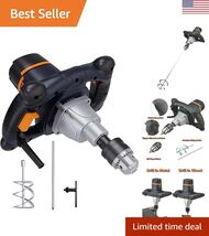 12A Concrete/Mortar Mixer with Soft Start Technology and Variable Speed ... - $176.40